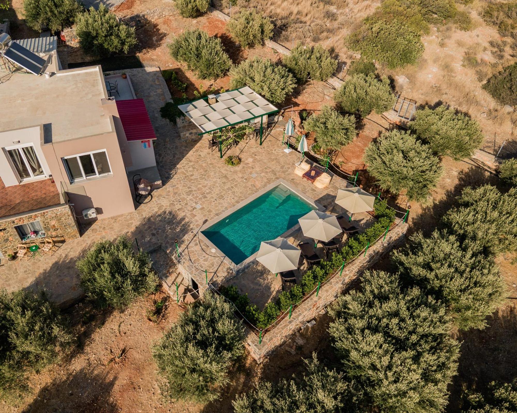 Villa Aktis With Freshwater Pool And Sea View Сисси Экстерьер фото