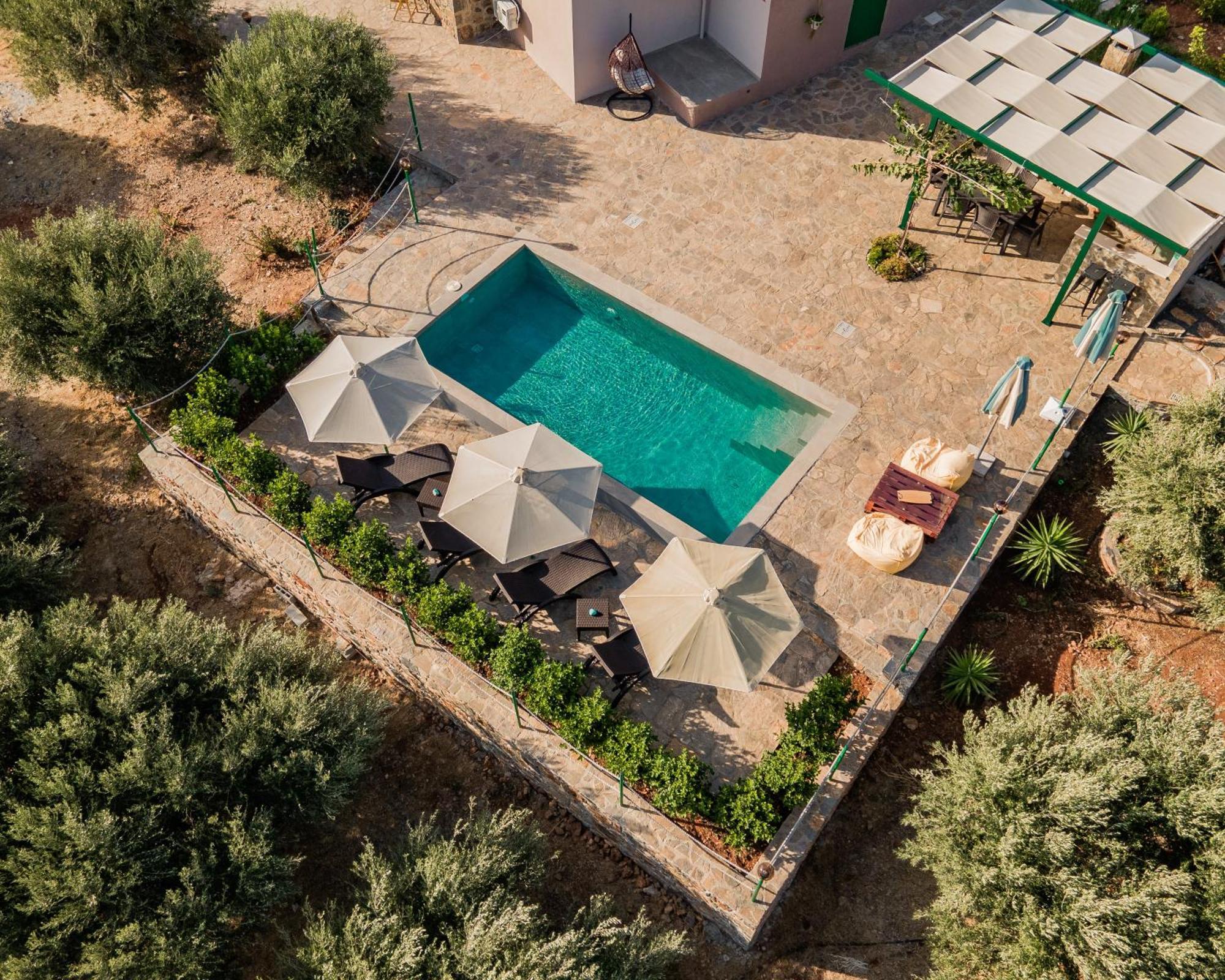 Villa Aktis With Freshwater Pool And Sea View Сисси Экстерьер фото