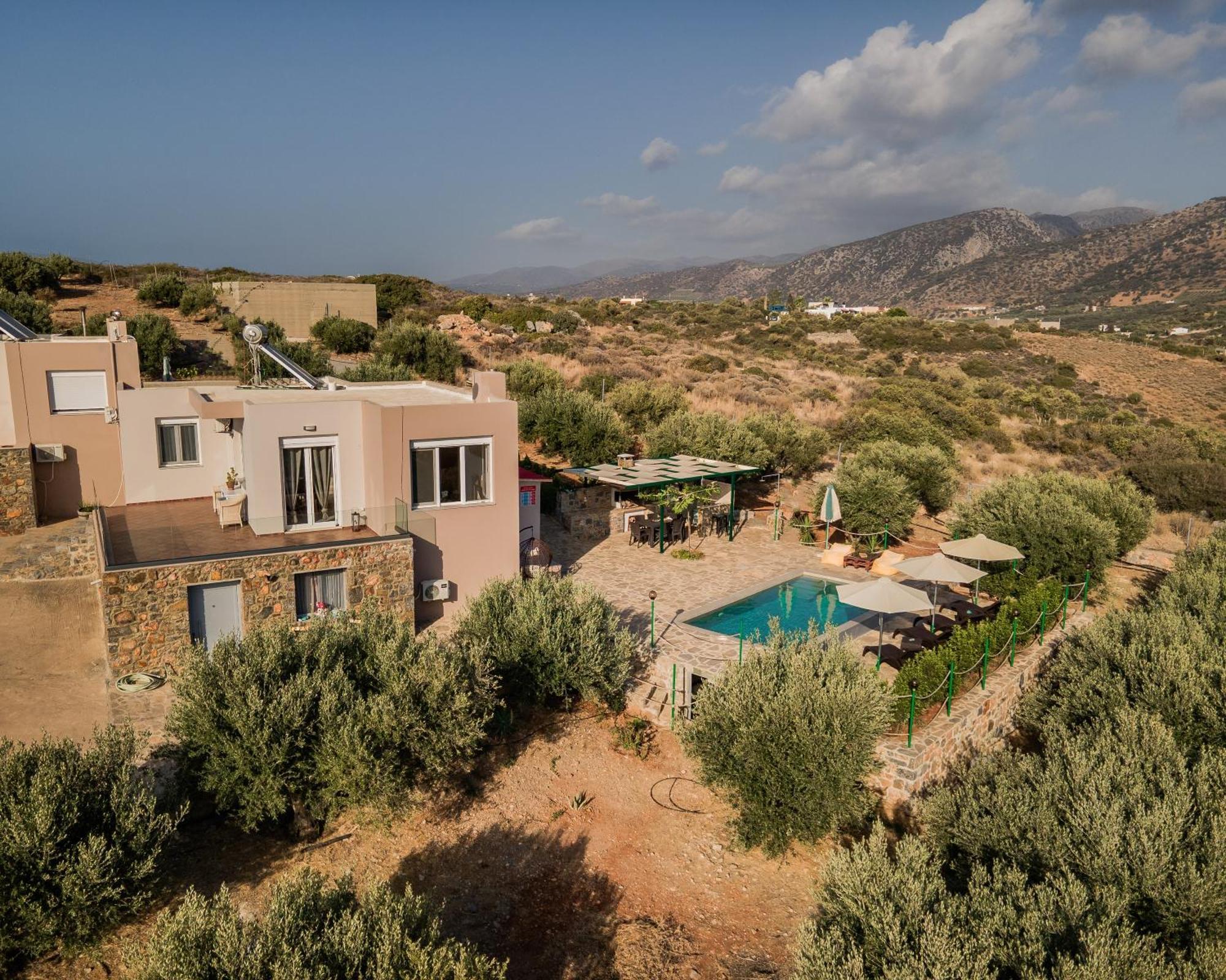 Villa Aktis With Freshwater Pool And Sea View Сисси Экстерьер фото