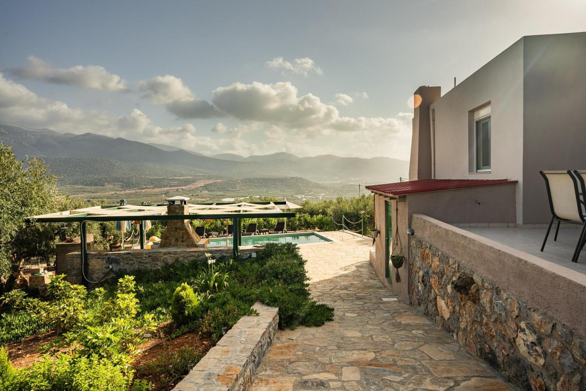 Villa Aktis With Freshwater Pool And Sea View Сисси Экстерьер фото
