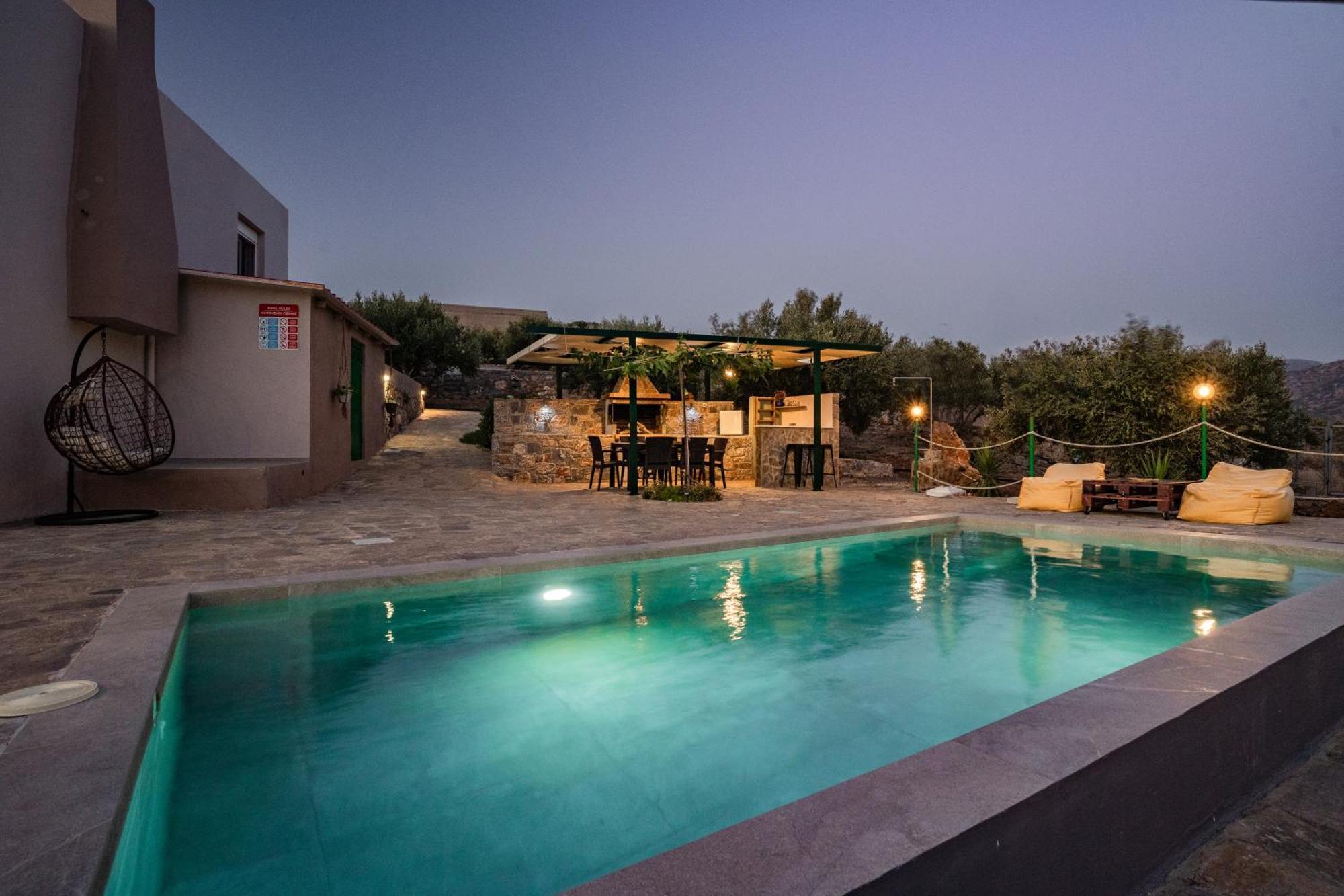 Villa Aktis With Freshwater Pool And Sea View Сисси Экстерьер фото
