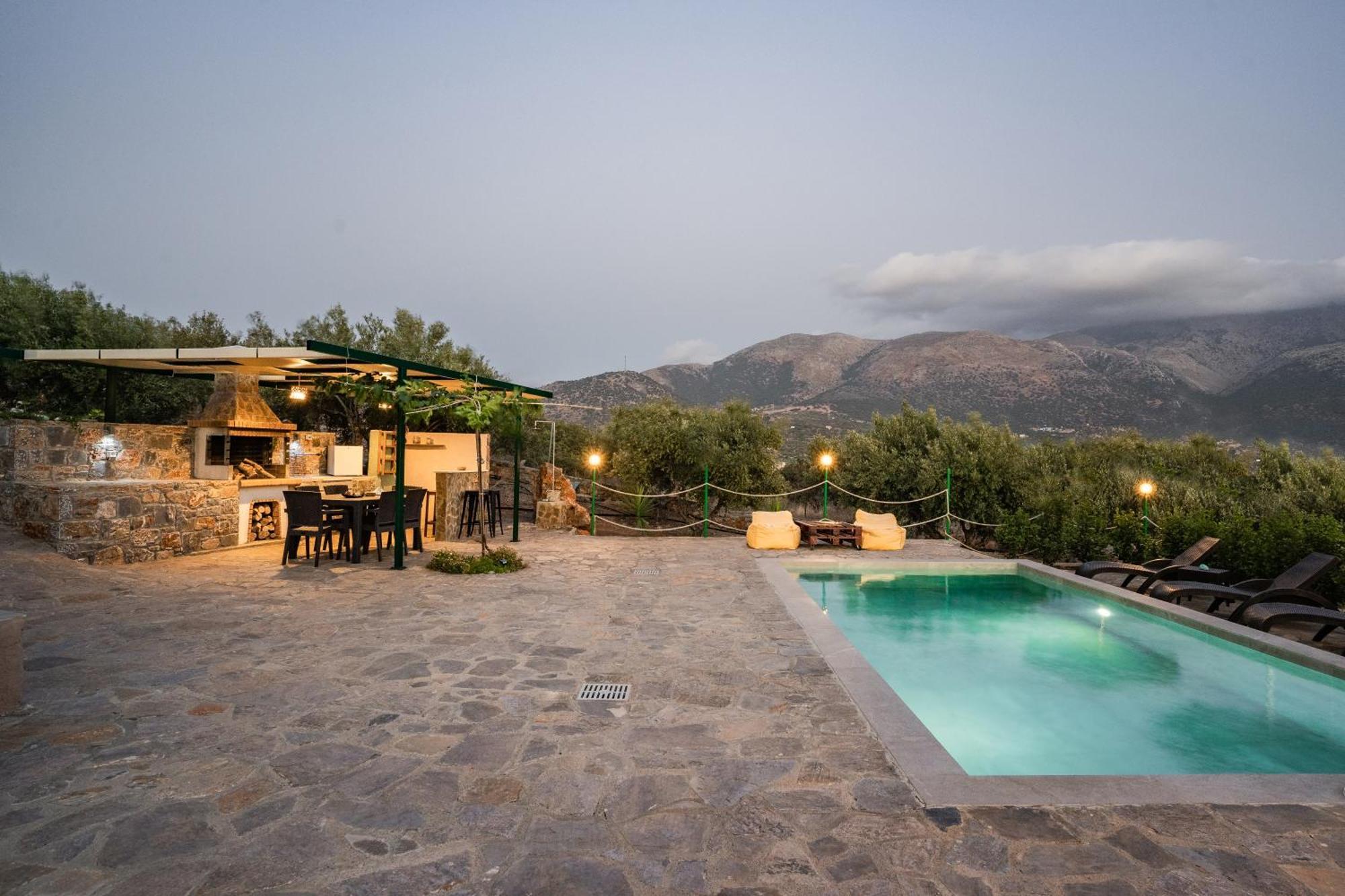 Villa Aktis With Freshwater Pool And Sea View Сисси Экстерьер фото