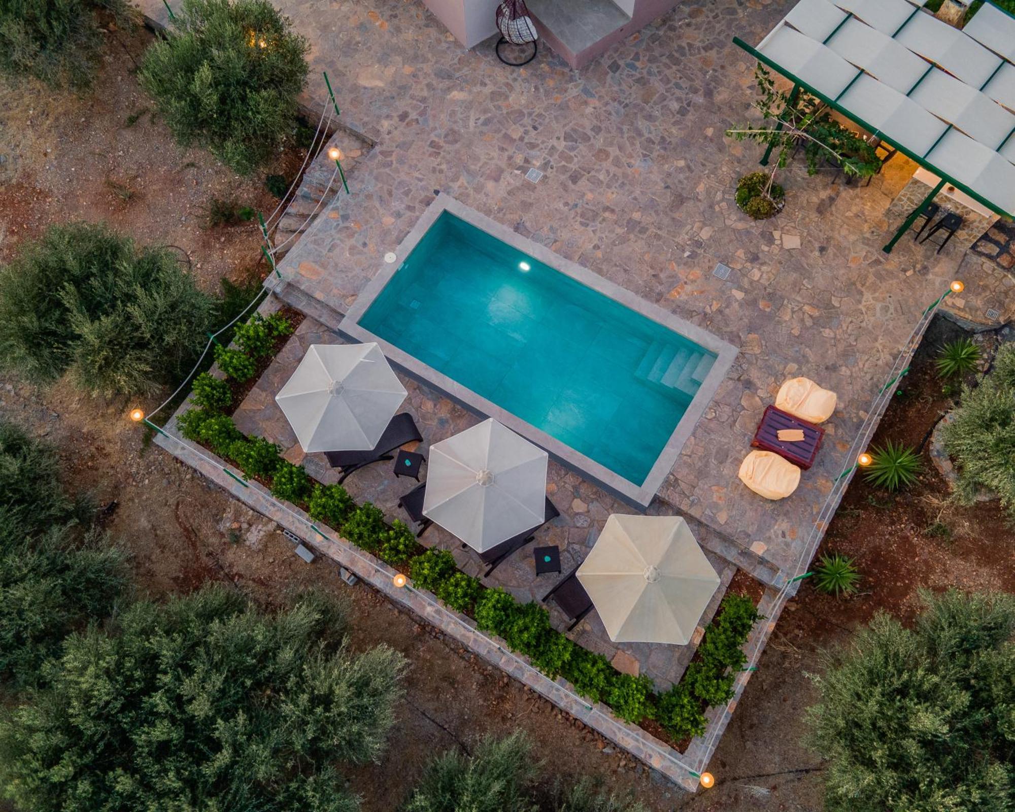 Villa Aktis With Freshwater Pool And Sea View Сисси Экстерьер фото